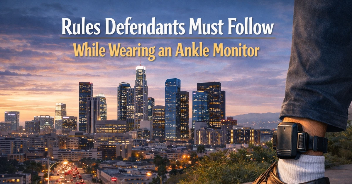 Rules Defendants Must Follow While Wearing An Ankle Monitor